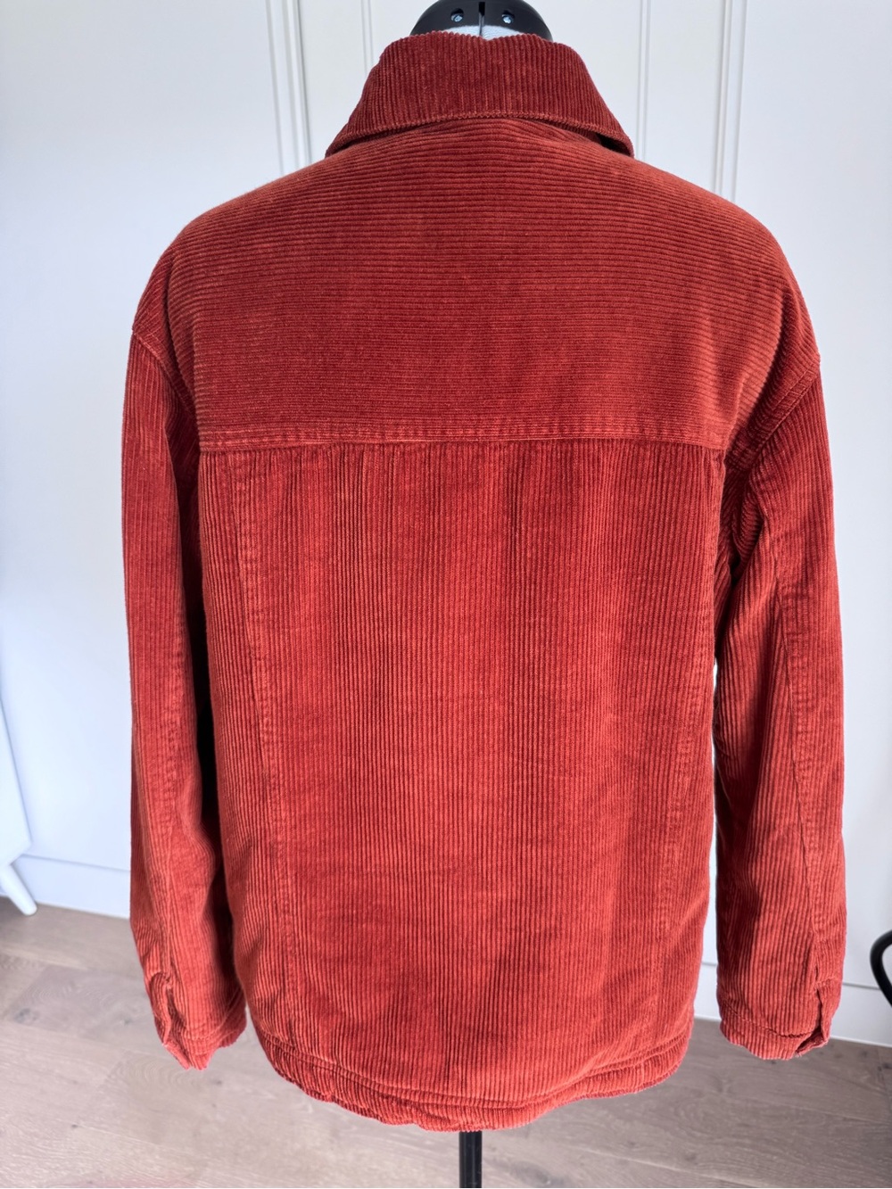 Roxy Billie Corduroy Sherpa-lined Trucker Jacket Burnt Orange - Picture 3 of 9